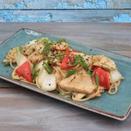 Удон с курицей