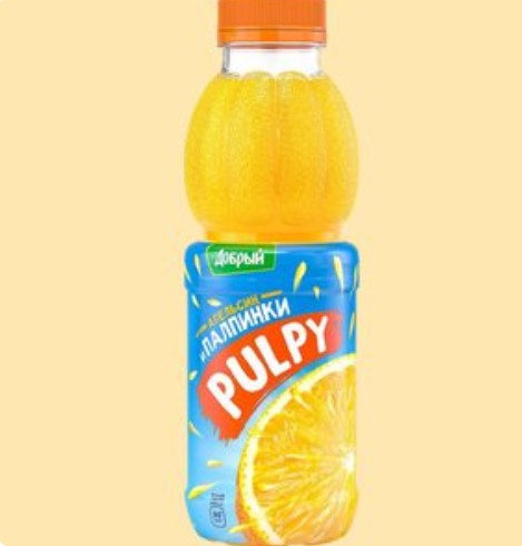 Напиток сокосодержащий Добрый Pulpy Апельсин с мякотью