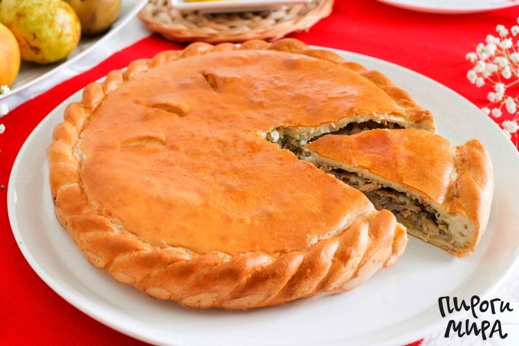 Сибирский рыбный пирог 1кг