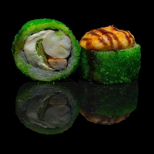 Запеченный с креветкой