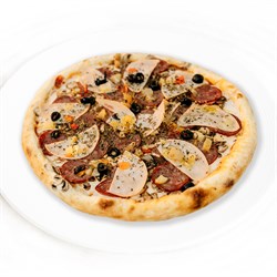 Пицца Колобок 25 см на тонком тесте