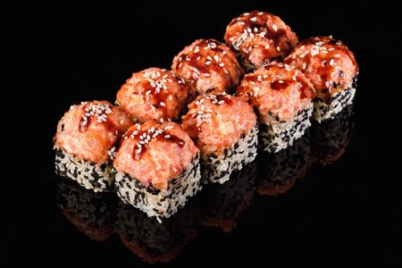 Запеченный с курицей