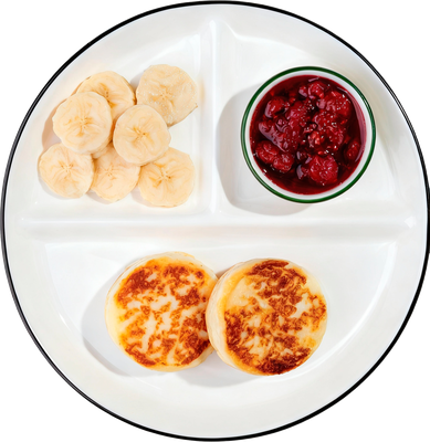 Сырники детские со сметаной