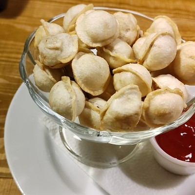 Жареные пельмешки
