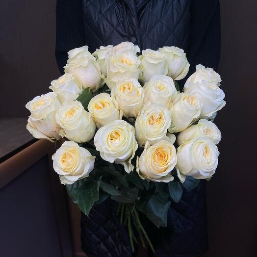 Букет из 15 пионовидных роз кендллайт