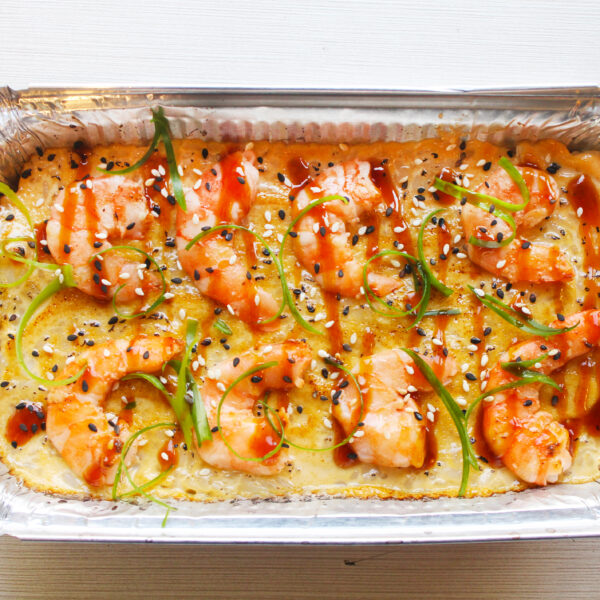 Рис Вулкан с тигровыми креветками