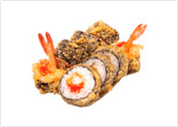 Жаренный ролл «С тигровой креветкой»