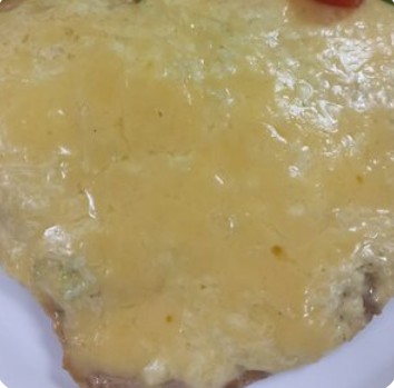 Отбивная из свинины с сыром