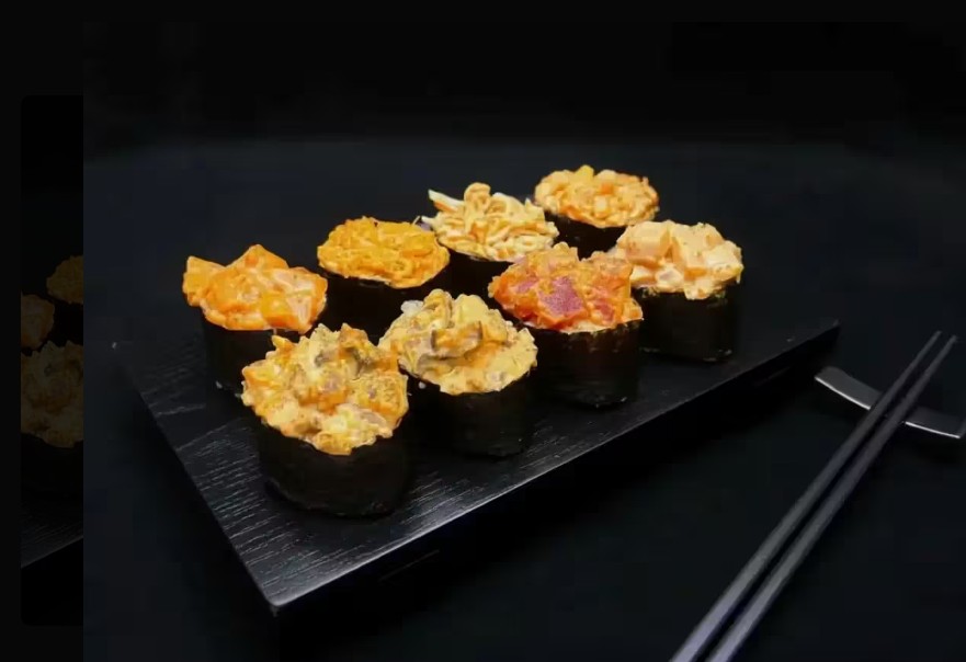 Спайси гункан сет, 8 шт