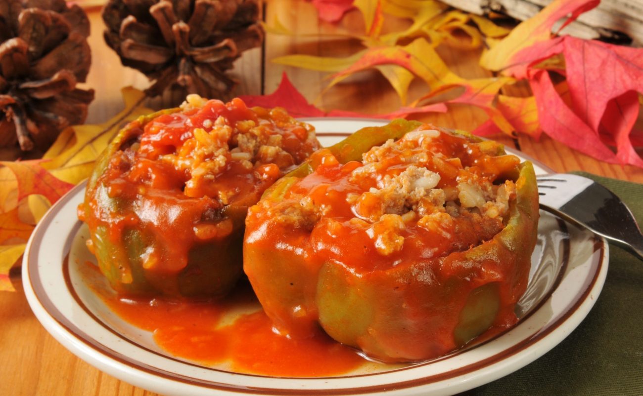 Перец, фаршированный мясом