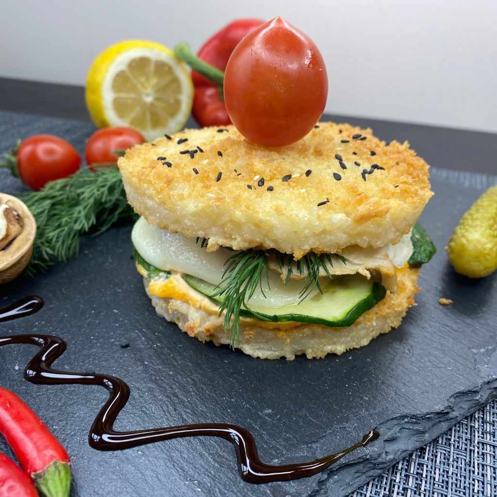 Бургер с курицей