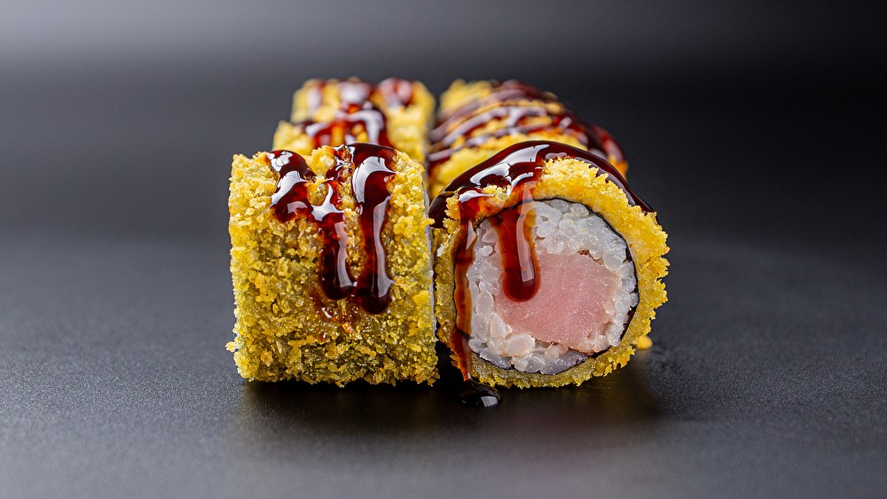 Маки темпура тунец