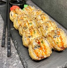 Жареный с угрем