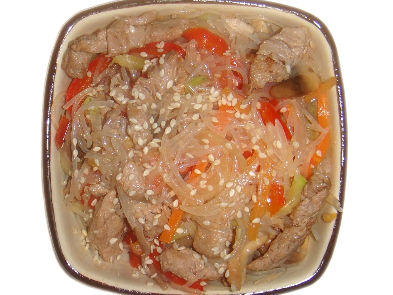 Фунчоза со свининой