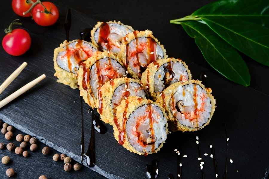 Окунь темпура