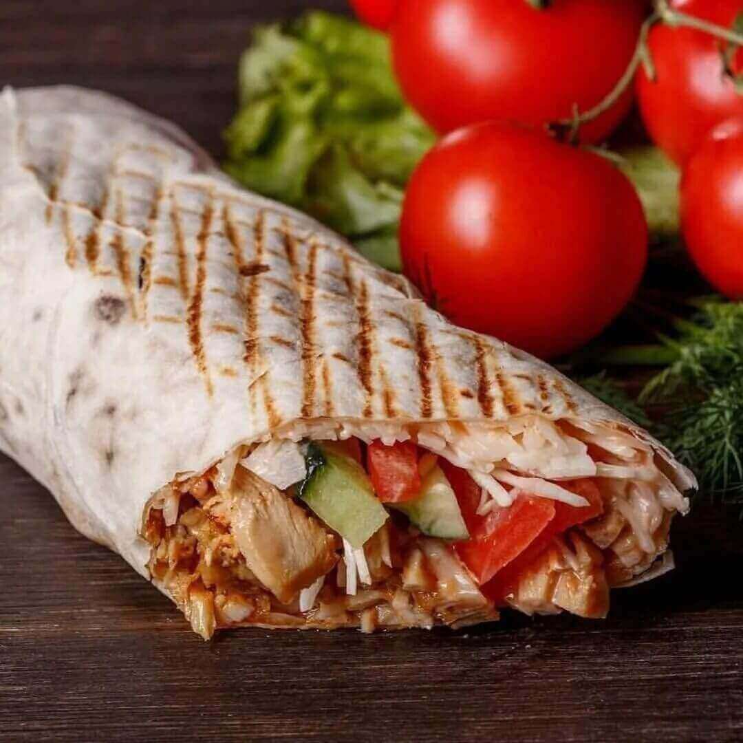 Шаурма со свининой на мангале