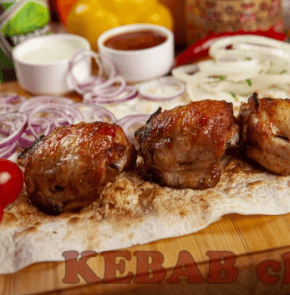 Шашлык из куриного бедра