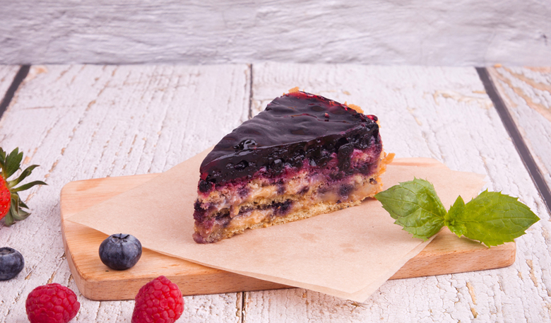 Черничный торт