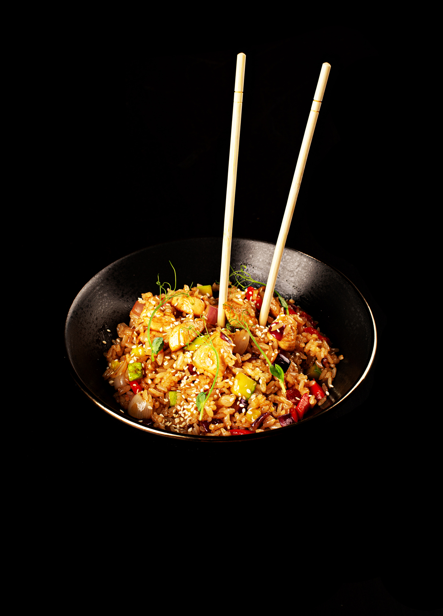 WOK с рисом куриный