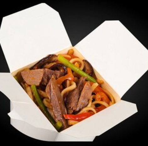 Лапша с говядиной по-азиатски