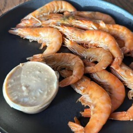 Королевские креветки в соевом соусе