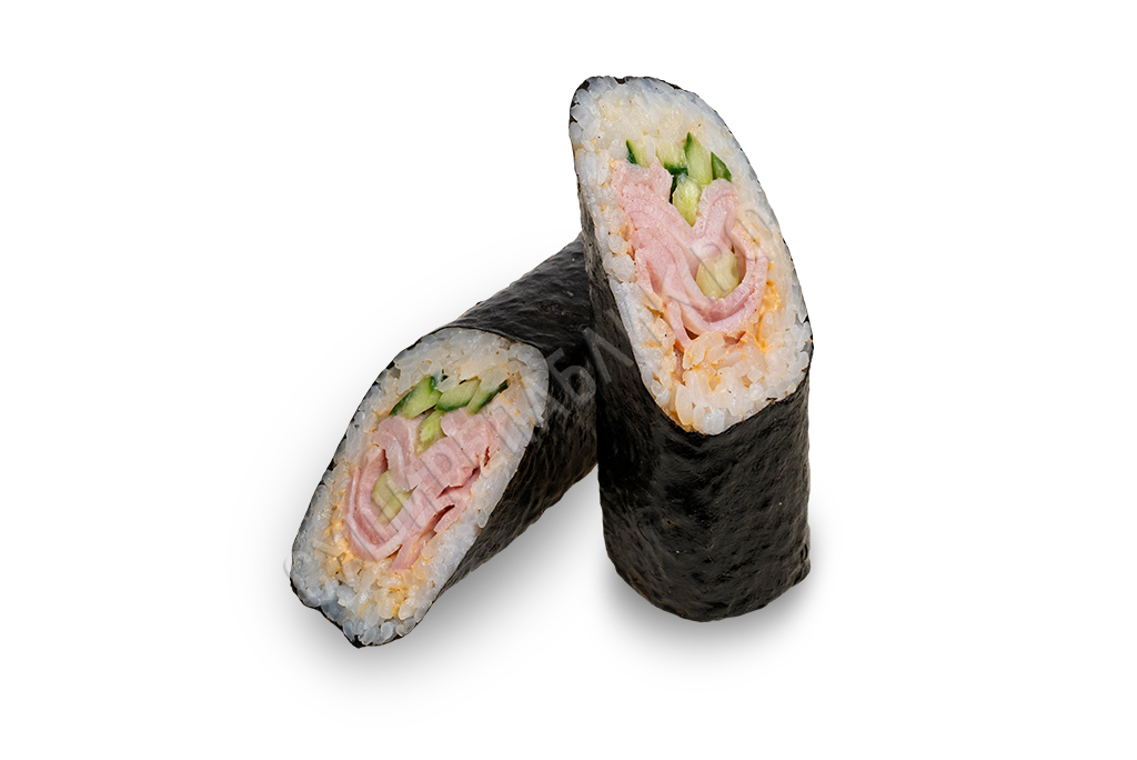 Хенд-ролл с ветчиной