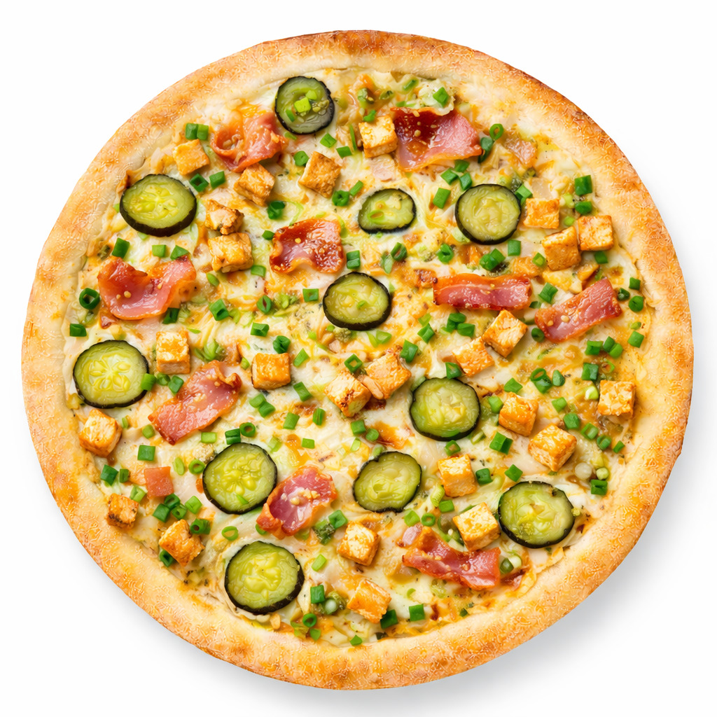 Бекон и песто 33 см. (фирменное)