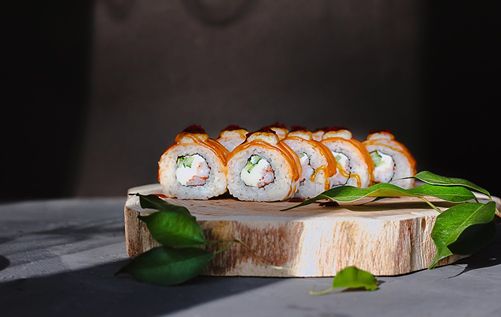 Запеченный Ролл с Лососем