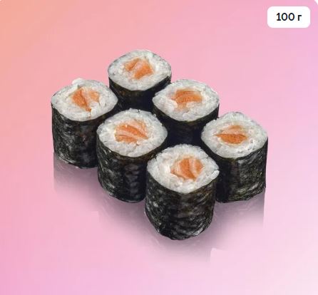 Мини с лососем