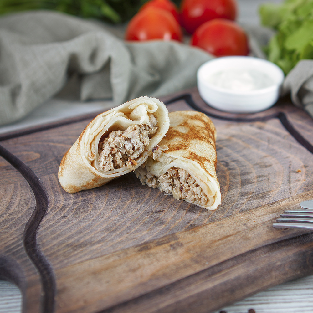 Блинчик с мясом 130 грамм