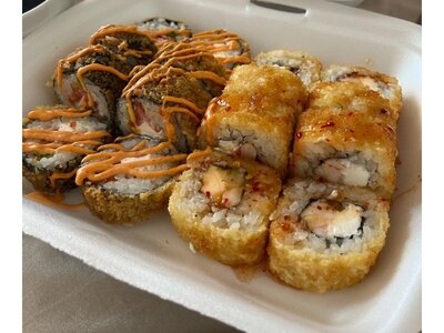 Ролл с курицей в кляре