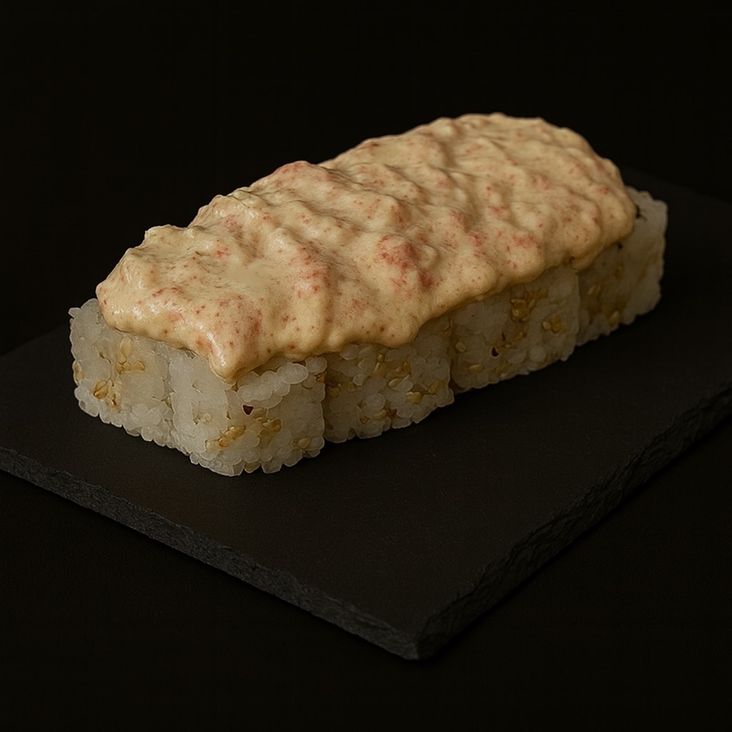 Запеченный с креветками