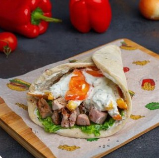 Шаурма по-гречески со cвининoй