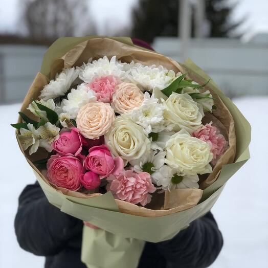 Букет «Зеленый мир»