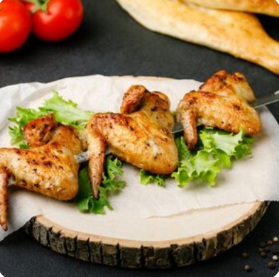 Шашлык из куриных крыльев