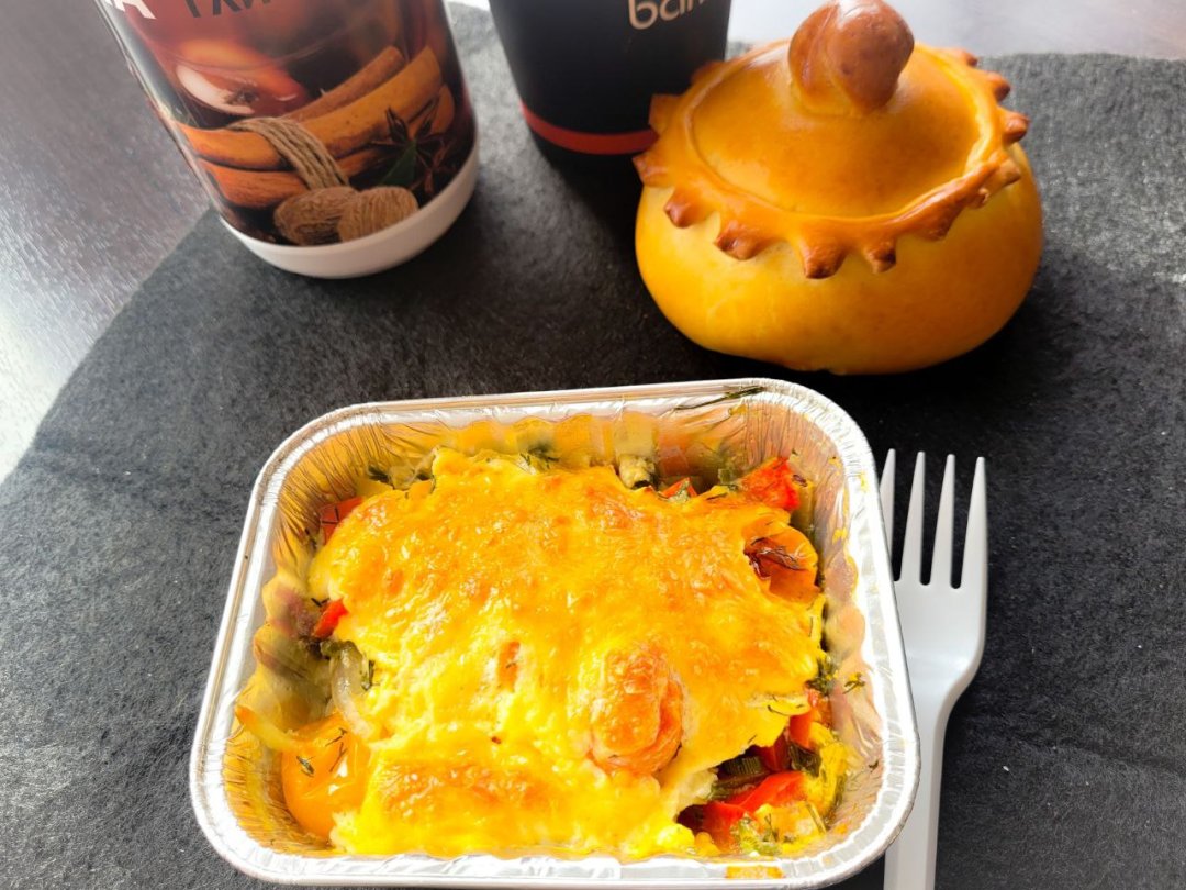 Треска в овощном облаке