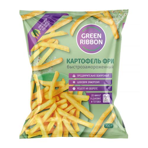 Картофель фри Green Ribbon быстрозамороженный 700г