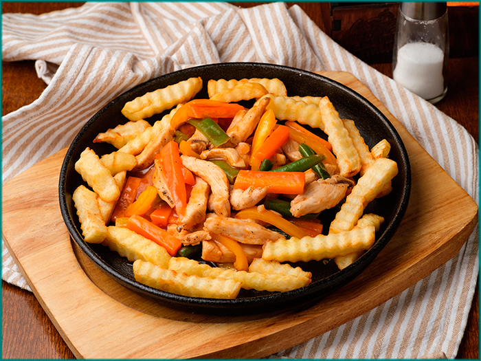 Курица с овощами