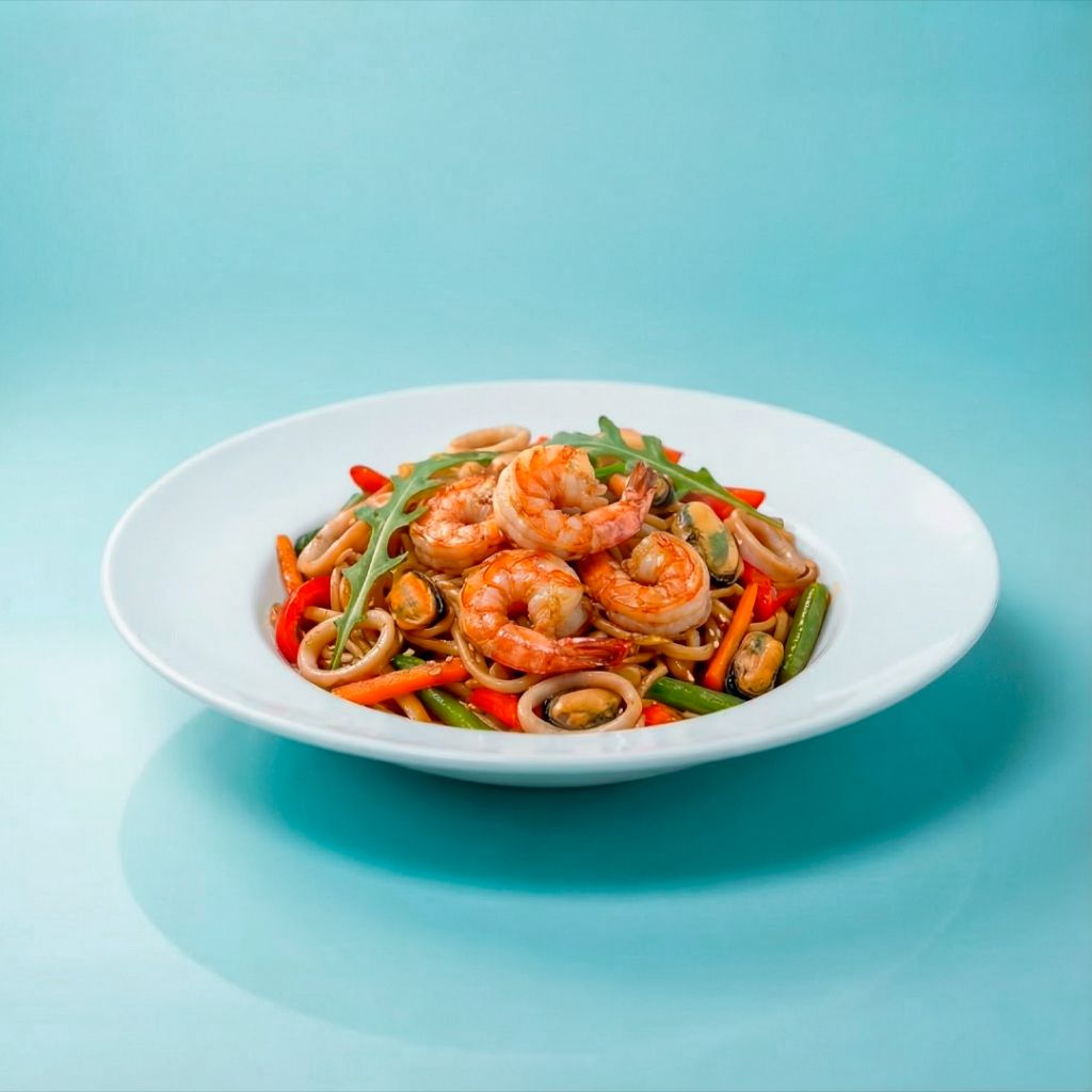 WOK с морепродуктами