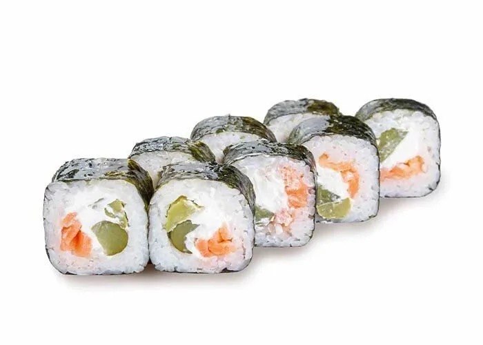 Тейшоку с копчёным лососем