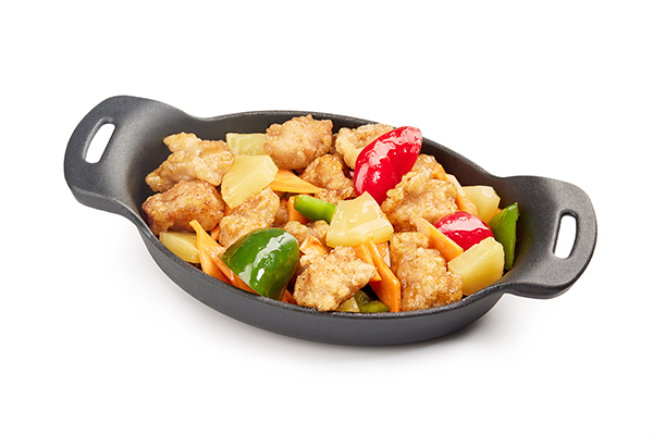 1-21 Свинина с ананасами в кисло-сладком соусе