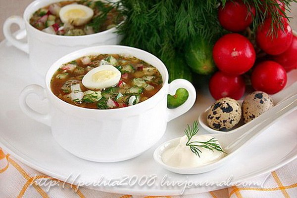 Окрошка (летнее меню)