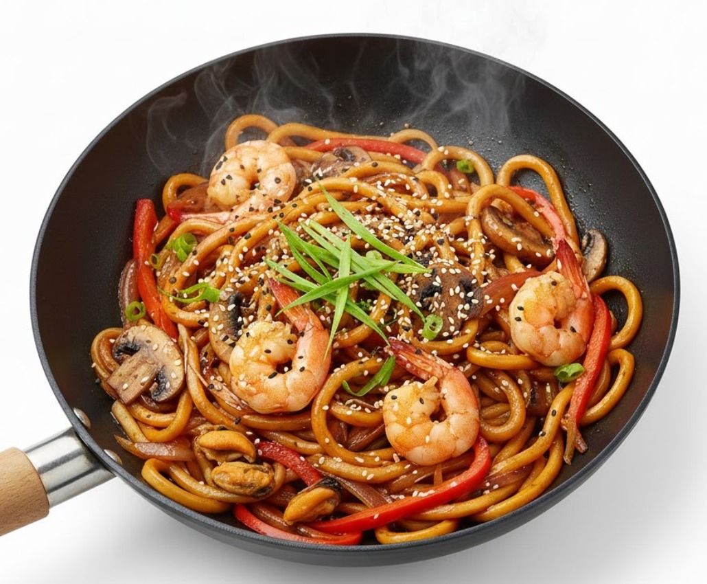 УДОН С МОРЕПРОДУКТАМИ