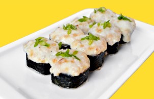 Запеченные с курицей и крабом