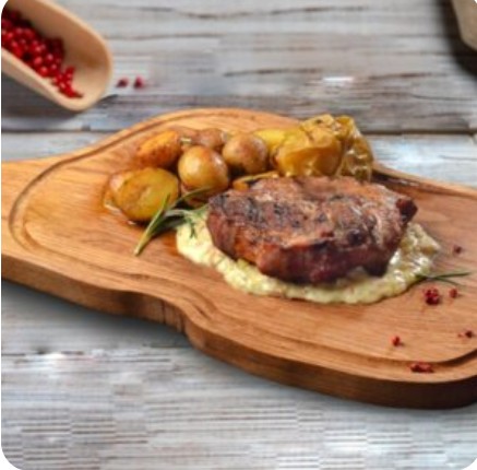 Стейк из свиной шеи