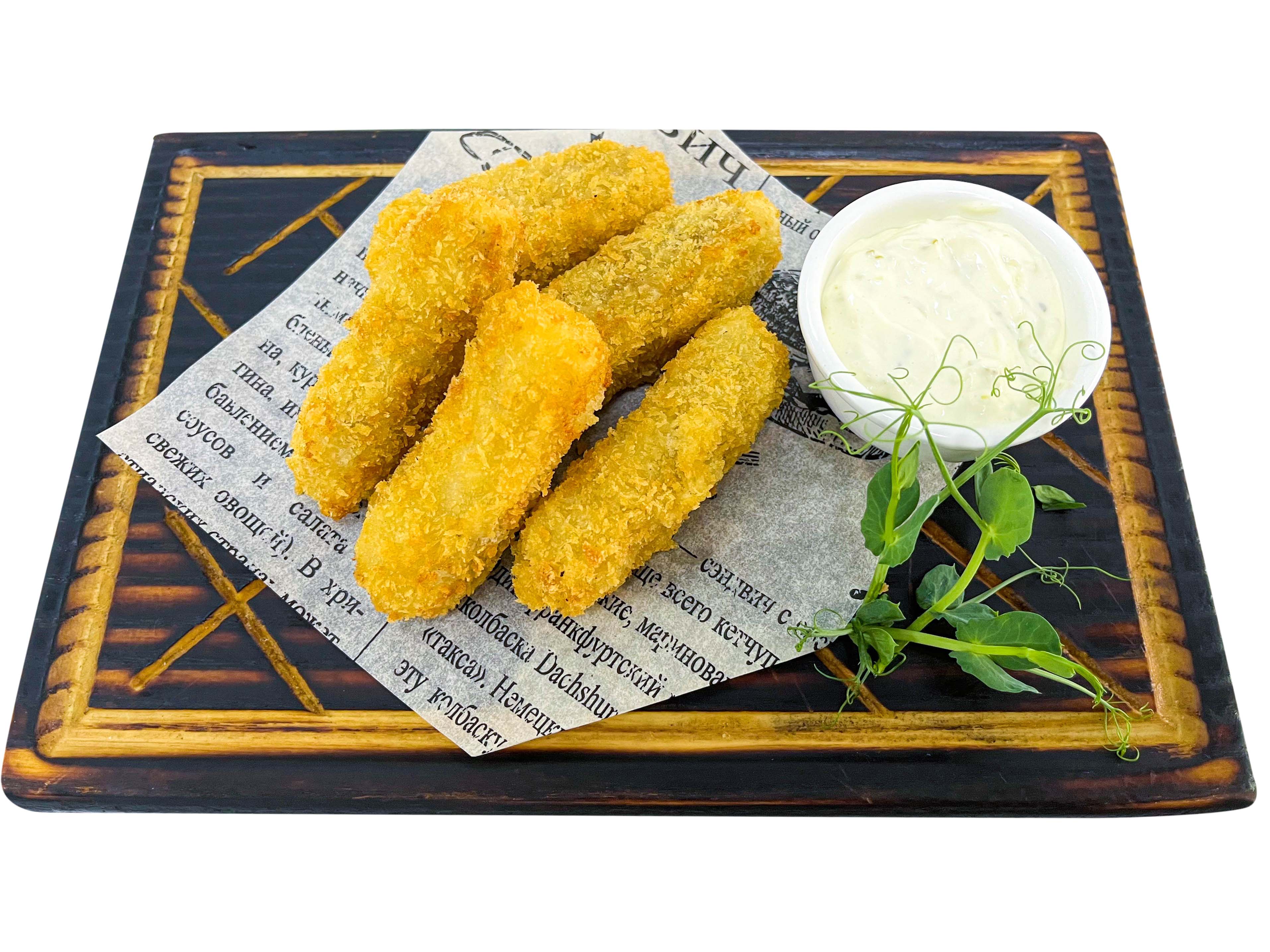 Хрустящие палочки из трески