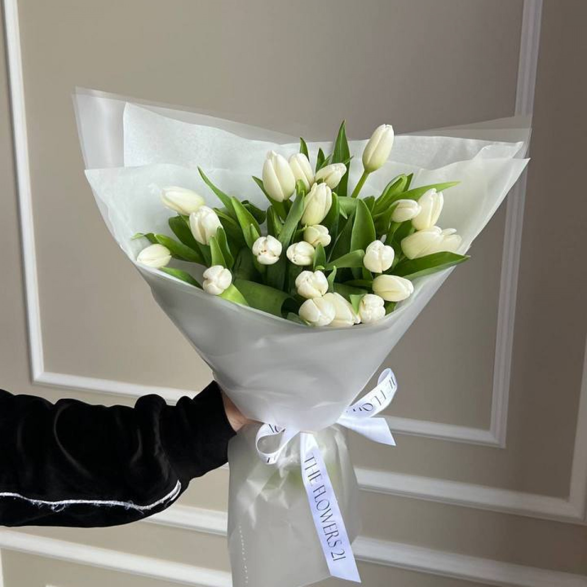 Моно букет с тюльпанами Артикул: 2674