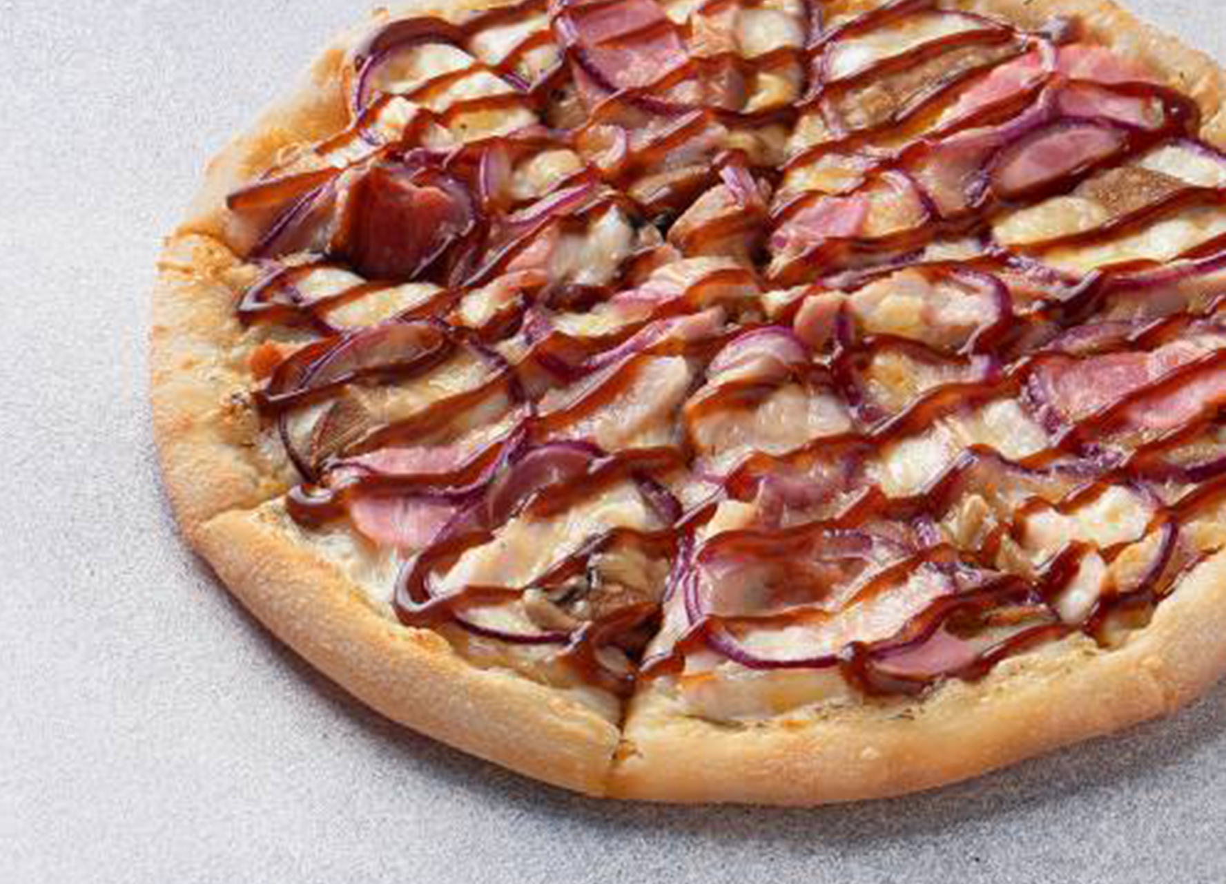 Пицца Чикен Барбекю 25 см на тонком