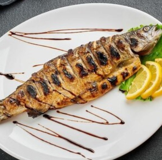 Сибас жареный