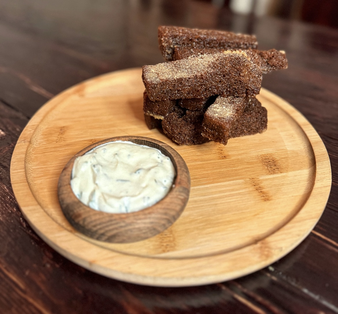 Гарлики с чесночным соусом